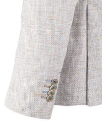Textured Woven Triple Colour Yarn Blazer