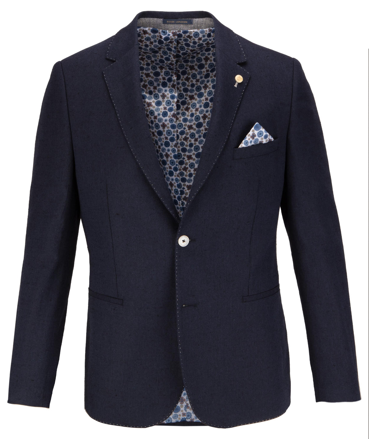 Italian Cotton and Linen Blend Blazer