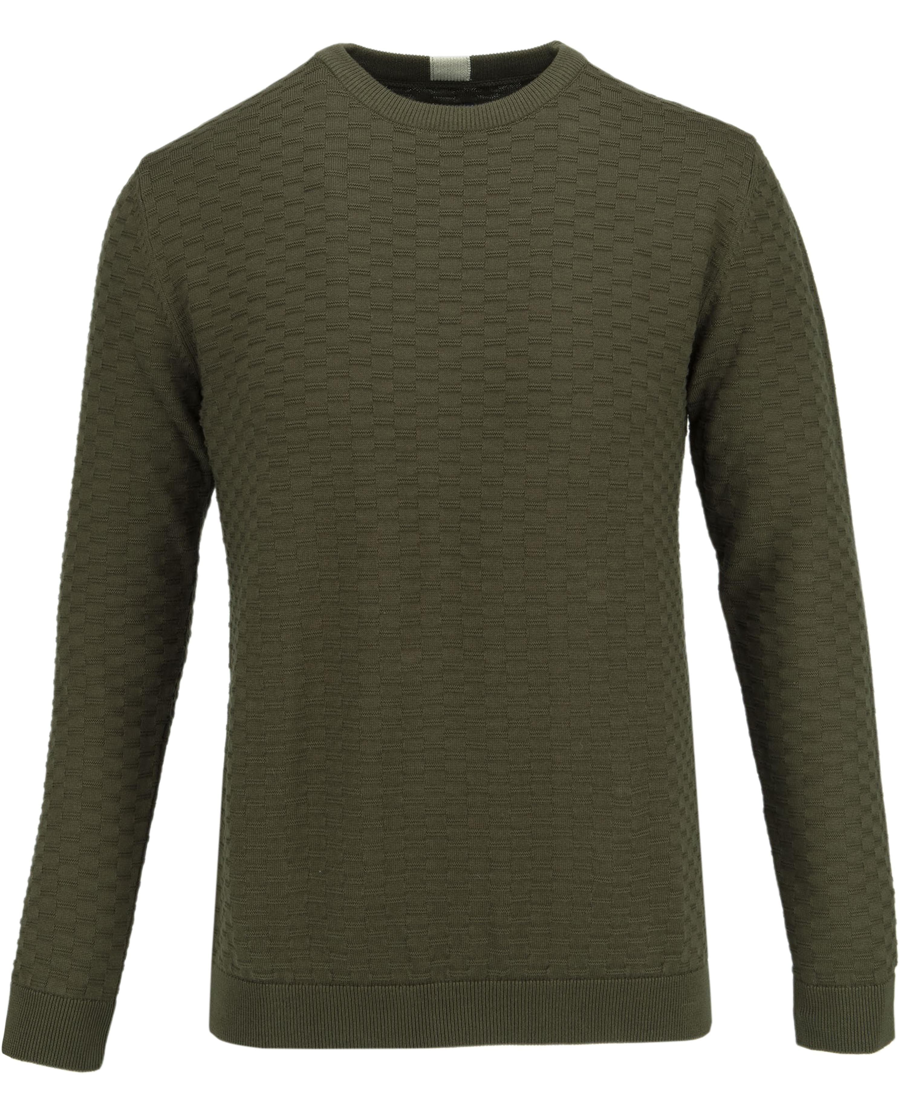 Textured Long Sleeve Knit Jumper