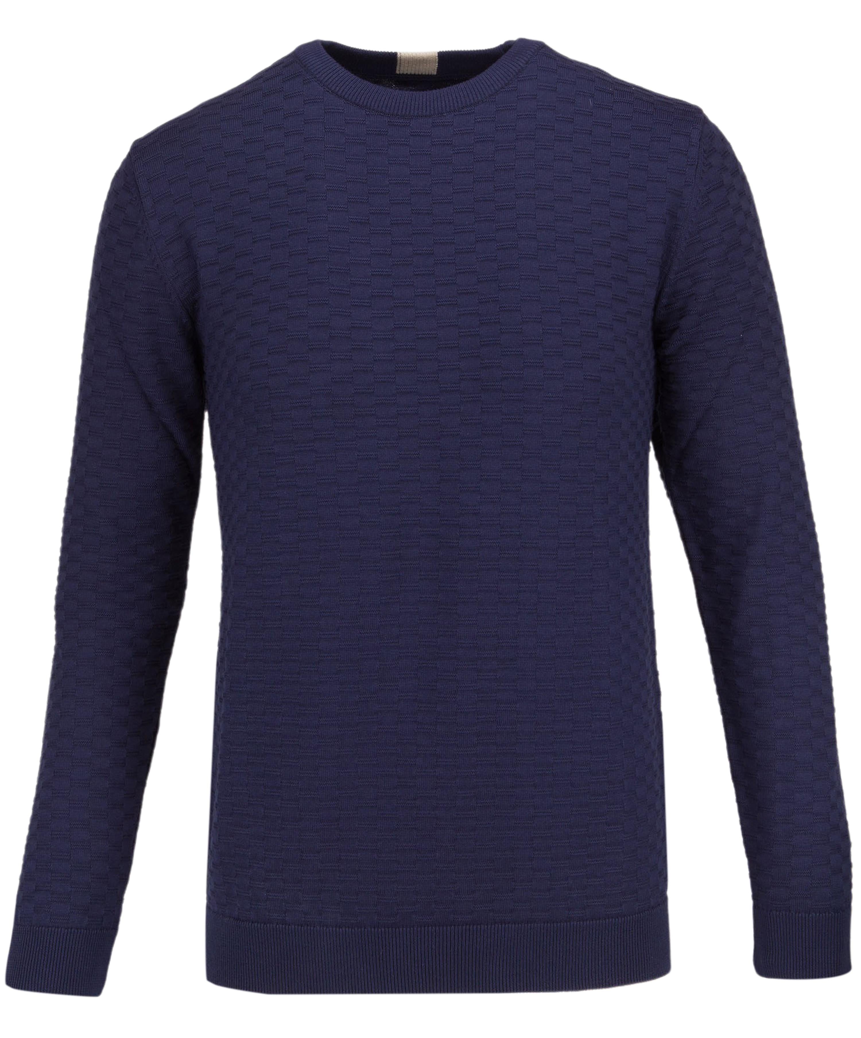 Textured Long Sleeve Knit Jumper