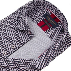 Geo floral long sleeve shirt