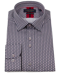 Geo floral long sleeve shirt