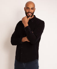 Long Sleeve Button Down Collar Shirt