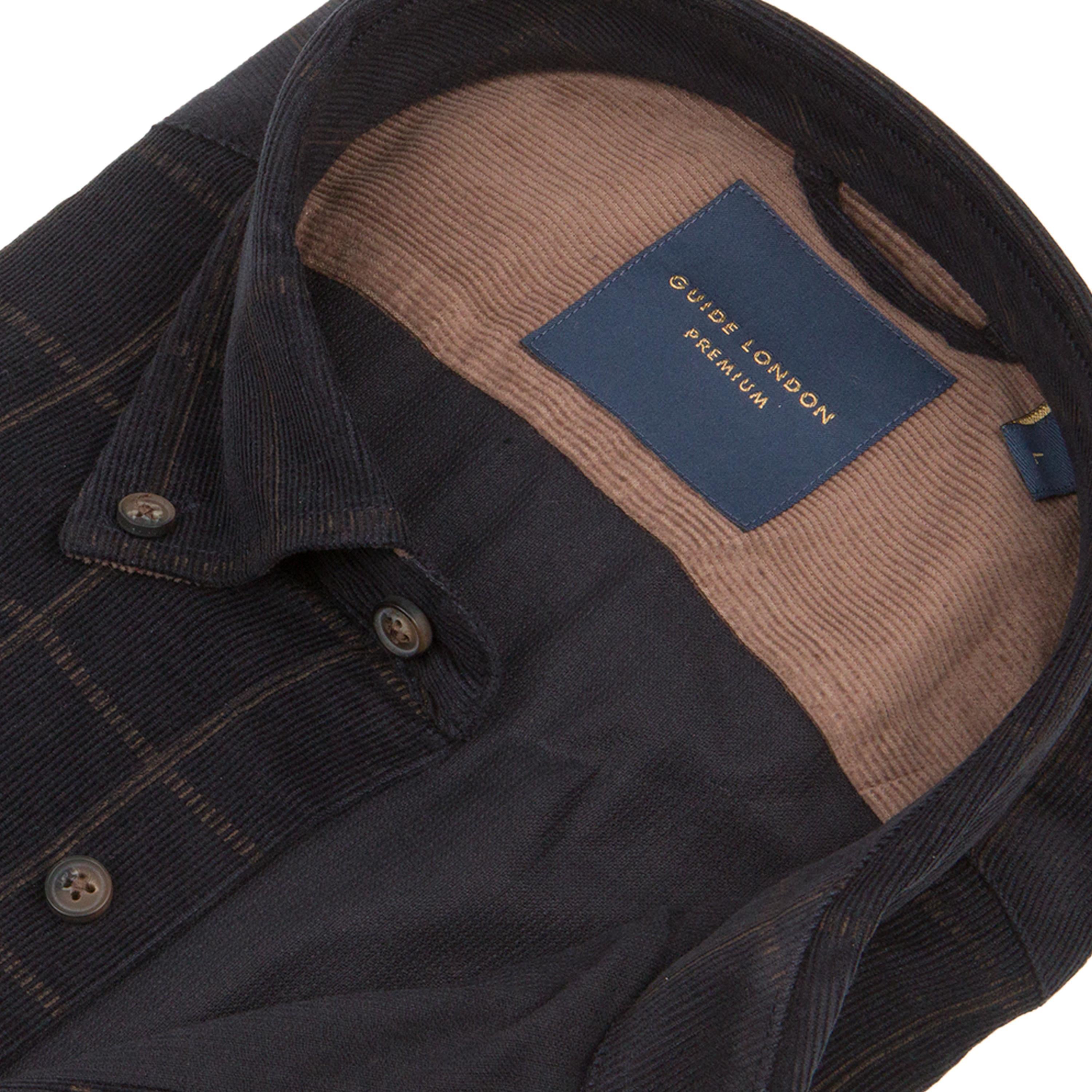 Long Sleeve Corduroy Check Shirt