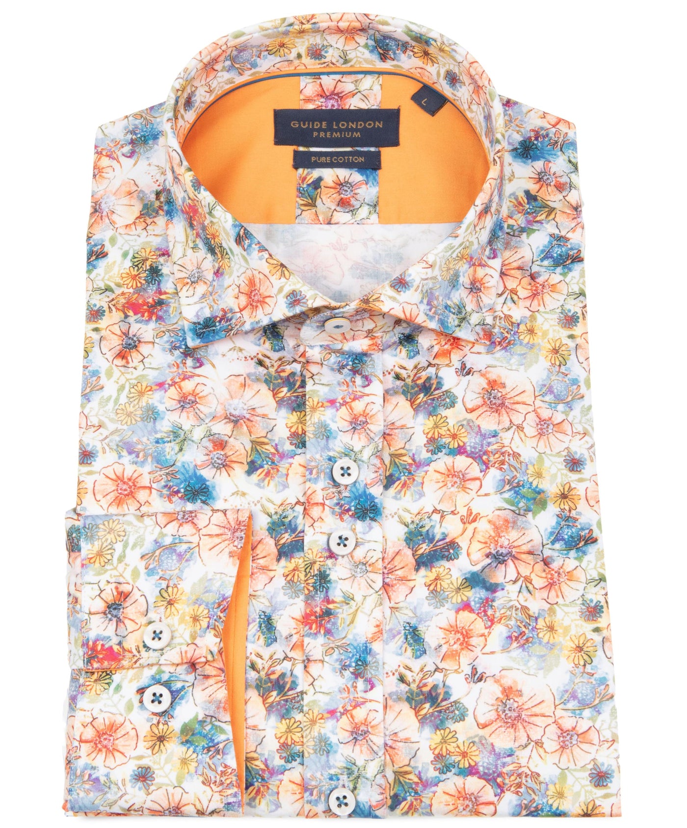 Long Sleeve Bloom Print Shirt