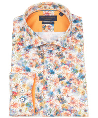 Long Sleeve Bloom Print Shirt