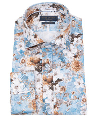 Long Sleeve Floral Print Shirt