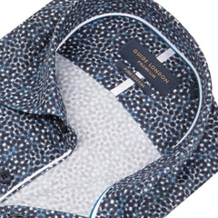 Long Sleeve Varied Micro Dot Print Shirt
