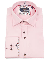 Long Sleeve Solid Colour Ombre Button Shirt