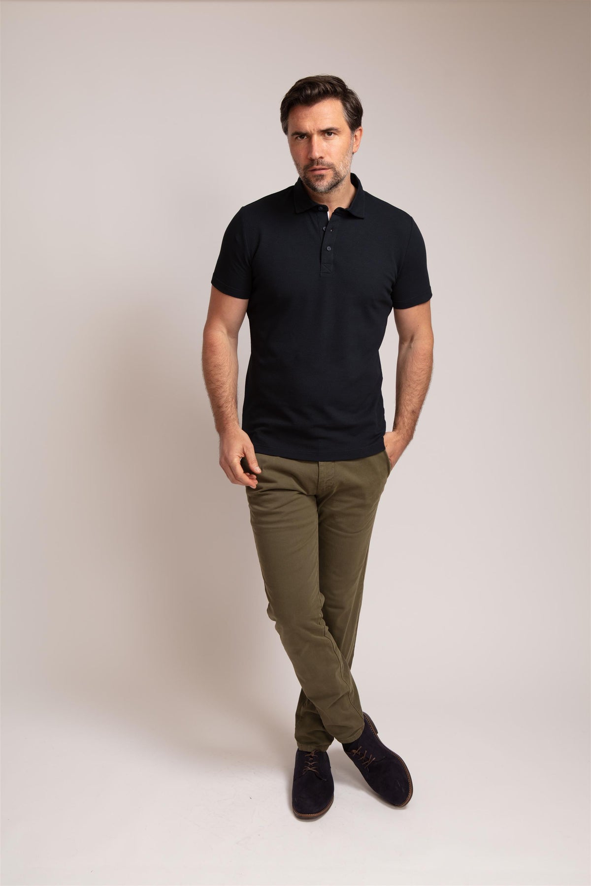 Jacquard polo