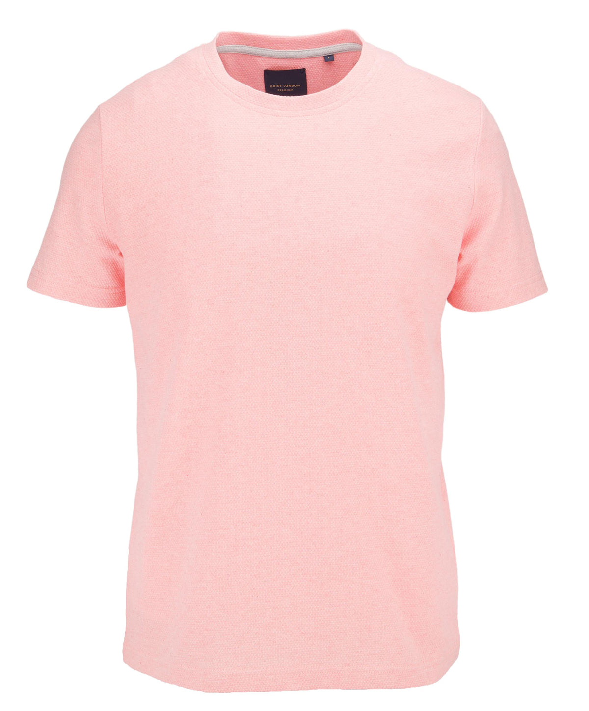 Crew neck jacquard tee