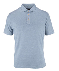 Herringbone jacquard polo