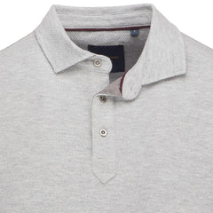 Textured Short Sleeve Polo Top