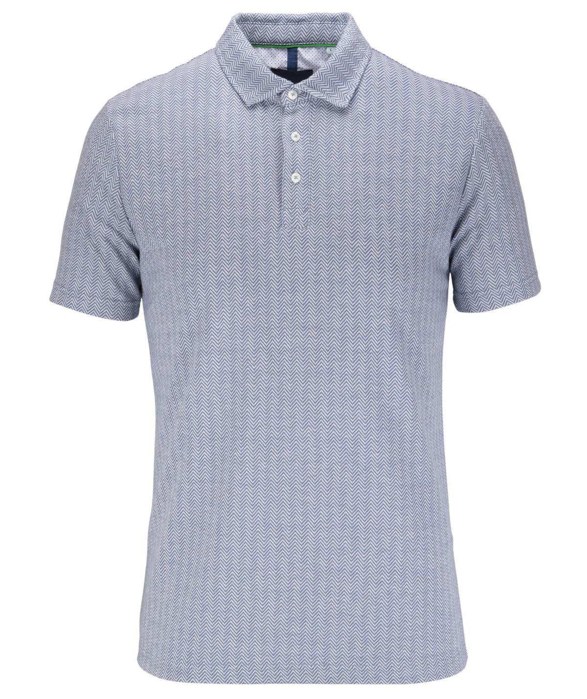 Herringbone Button Polo