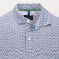 Herringbone Button Polo