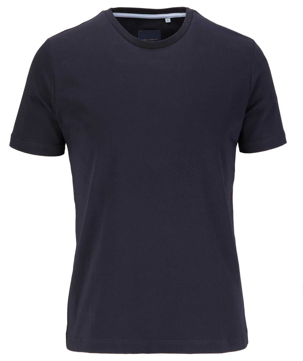 Short Sleeve Cotton Lycra Stretch Crew Neck T-shirt