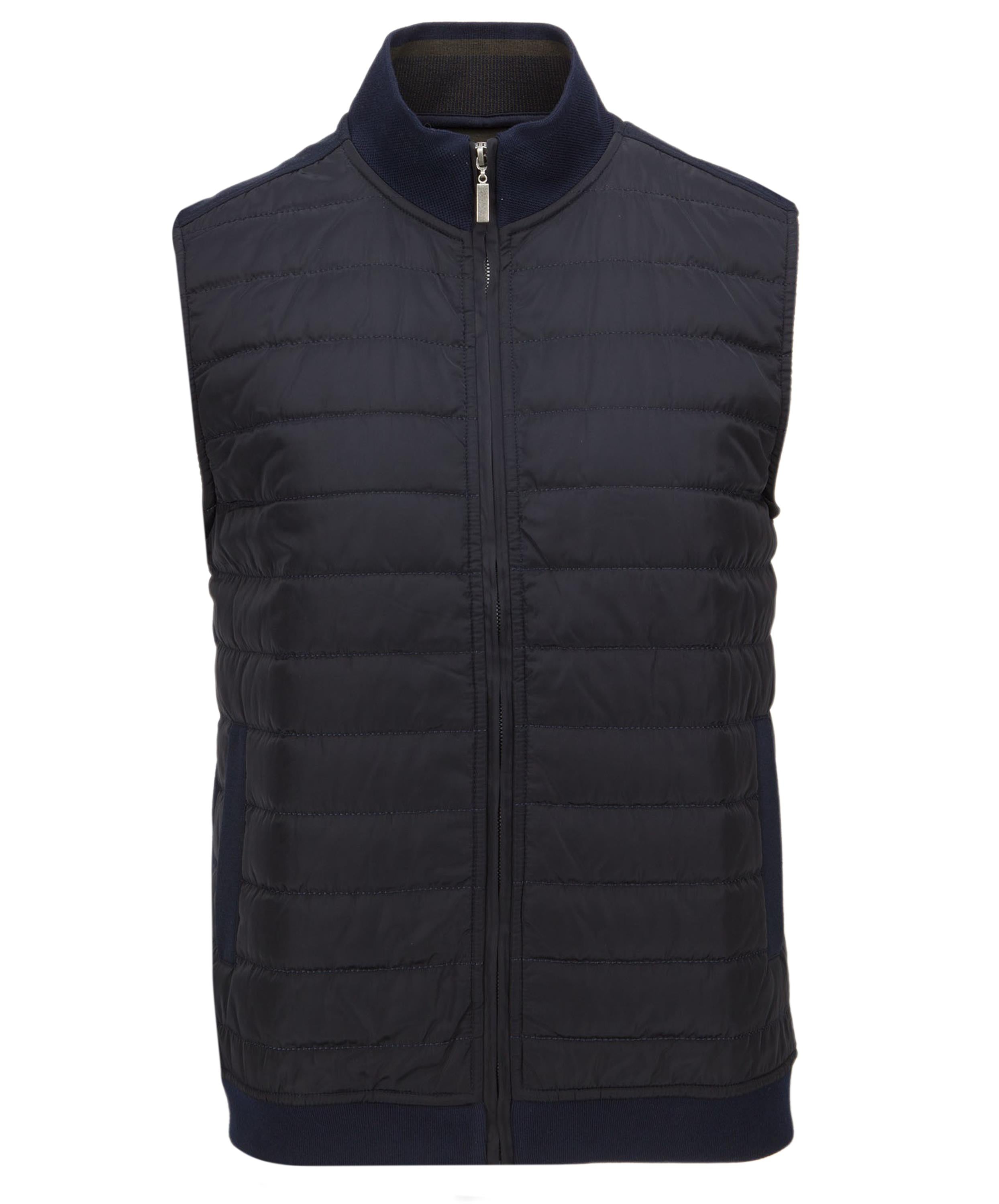 Zip Funnel Neck Quilted Gilet