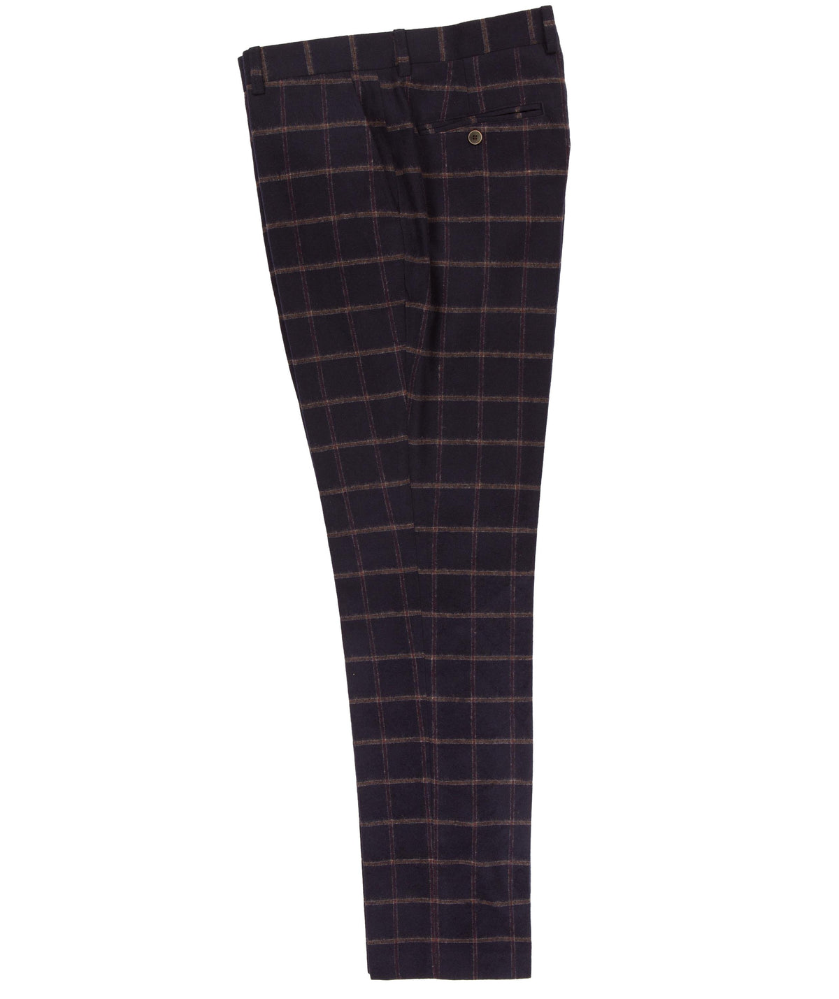 Brushed Tweed Check Trouser