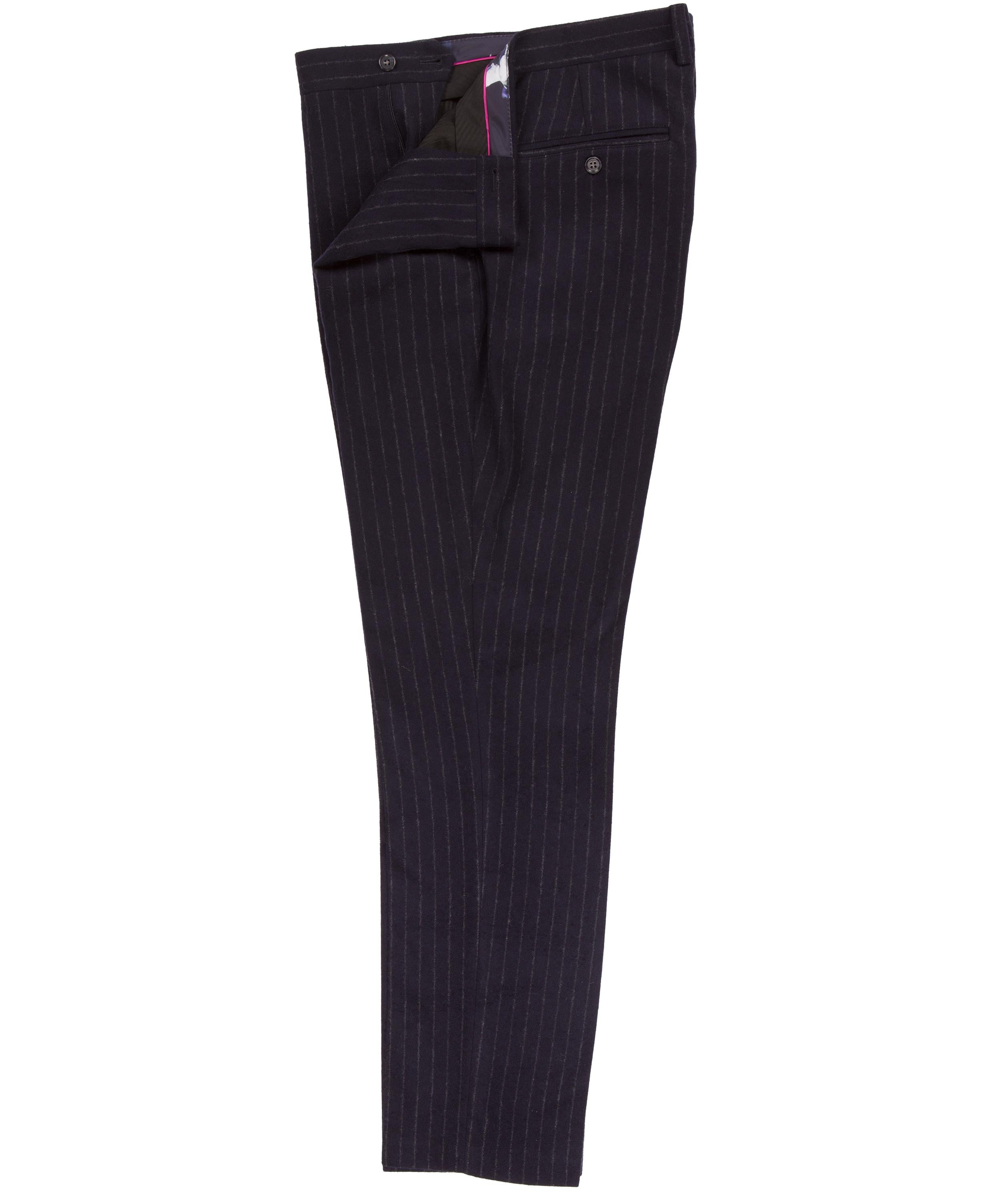 Brushed Tweed Wool Blend Trouser