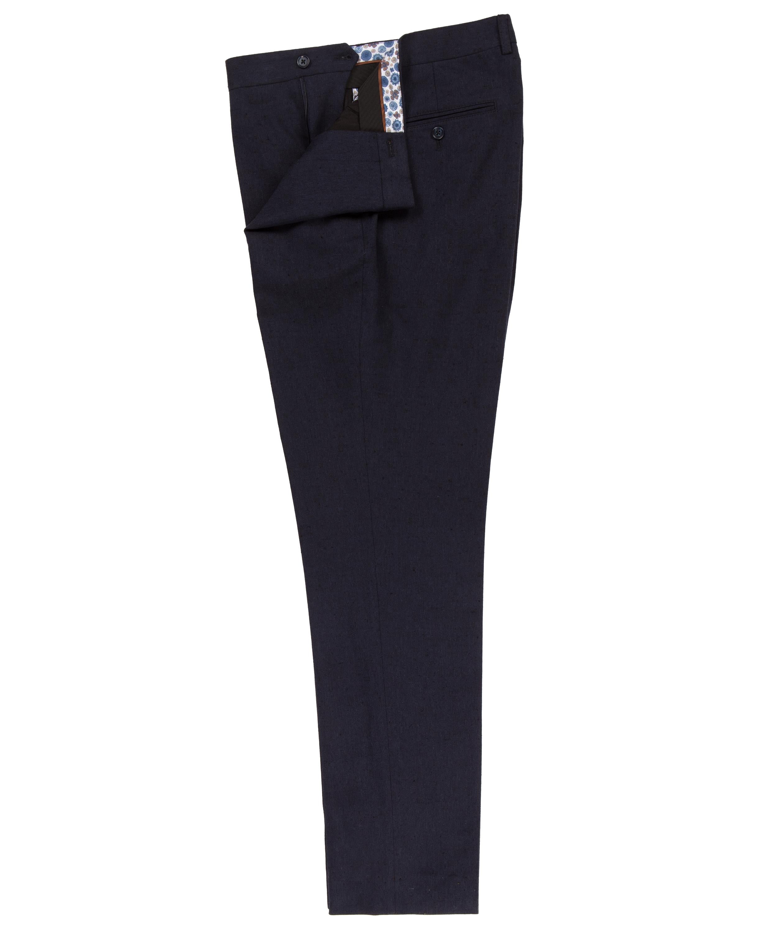 Italian Cotton and Linen Blend Trouser