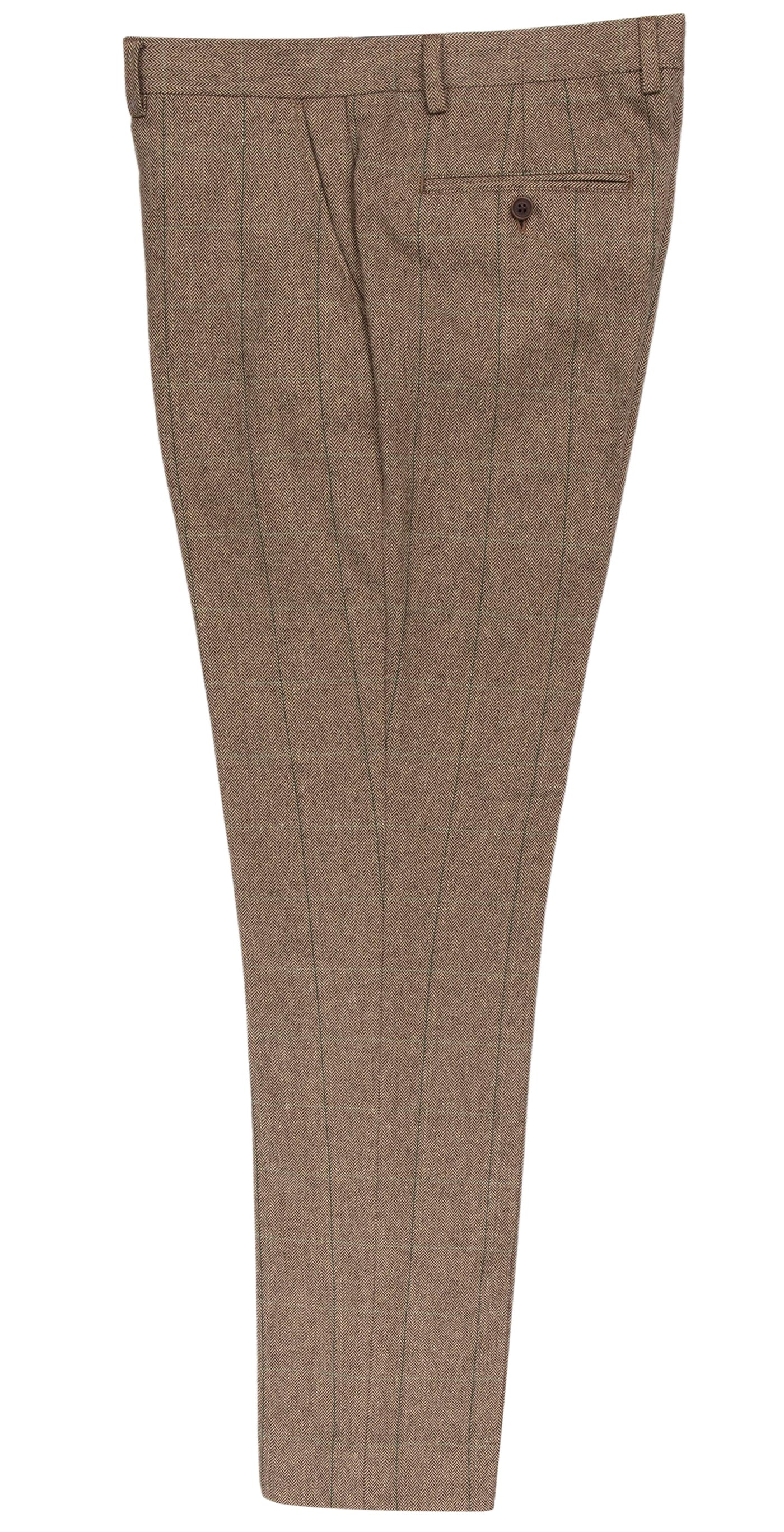 Tweed Checked Trousers