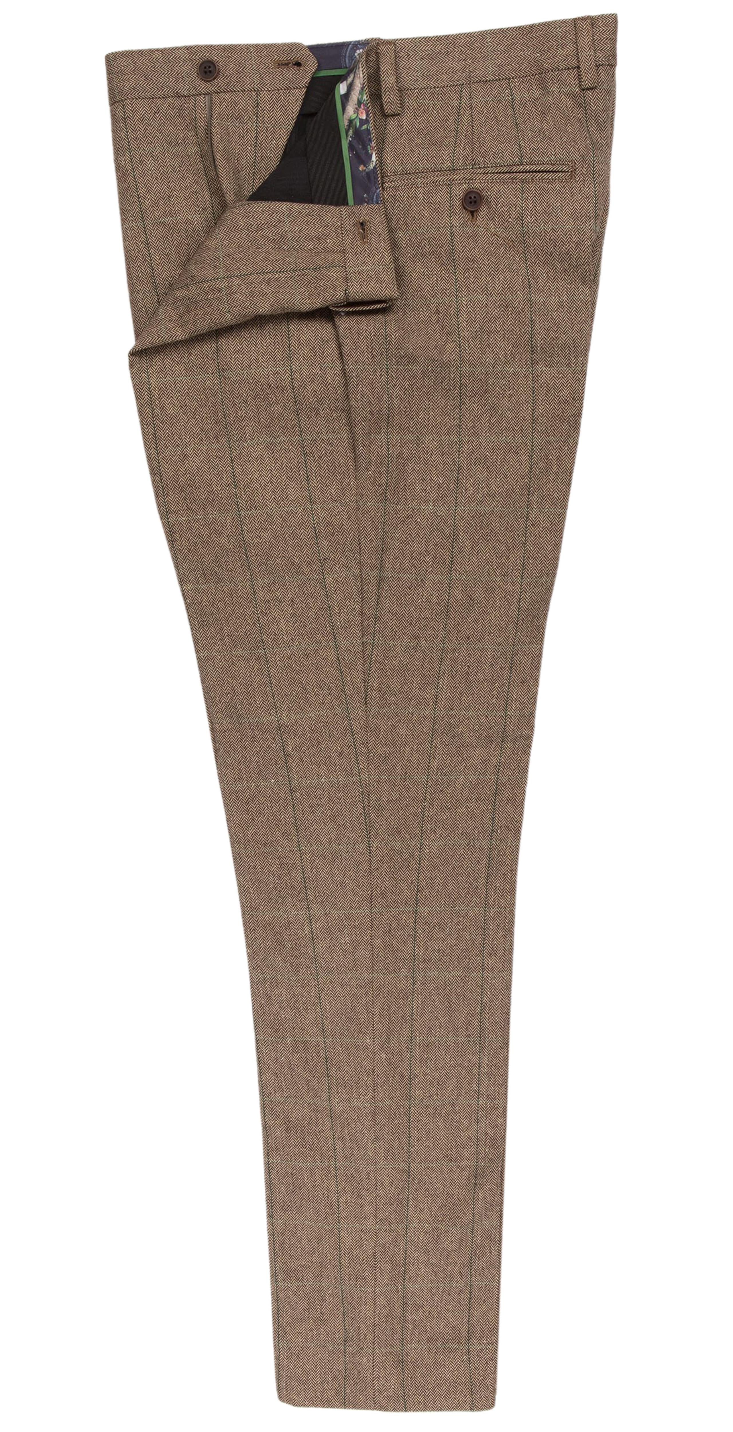 Tweed Checked Trousers