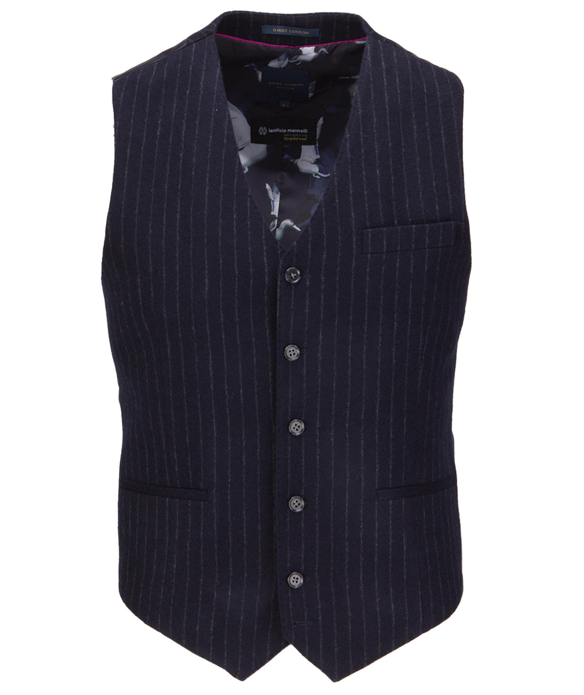 Brushes Tweed Wool Blend Waistcoat