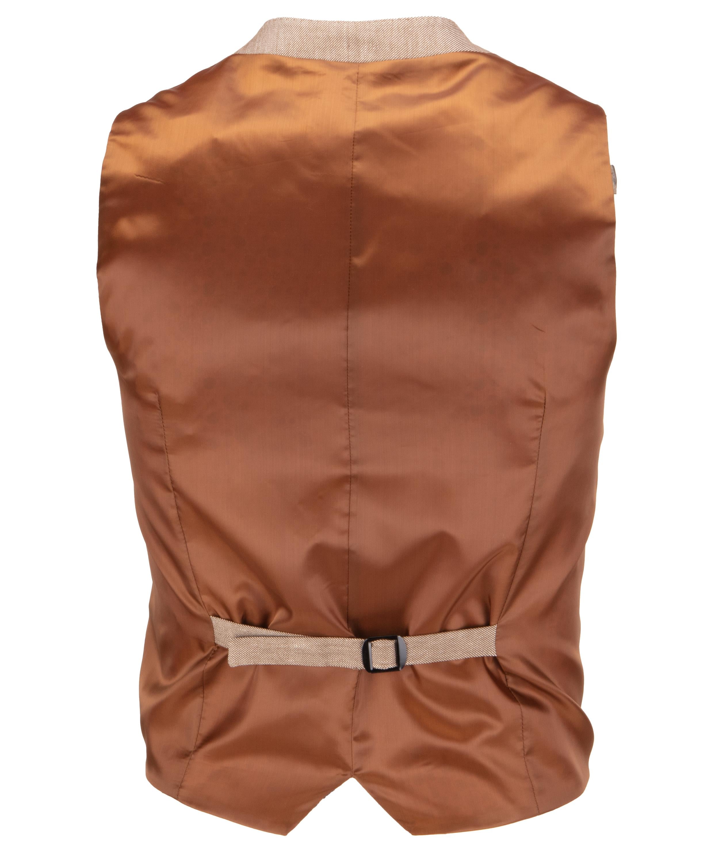 Linen Cotton Blend Waistcoat